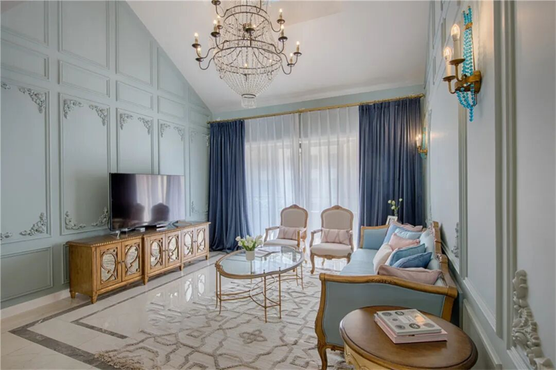 128㎡輕法式三居室實拍｜不浮夸、不堆砌，只有恰到好處的優雅！