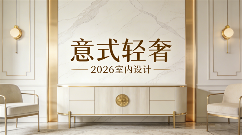 家居設計風格丨意式輕奢，簡約與奢華間的黃金比例